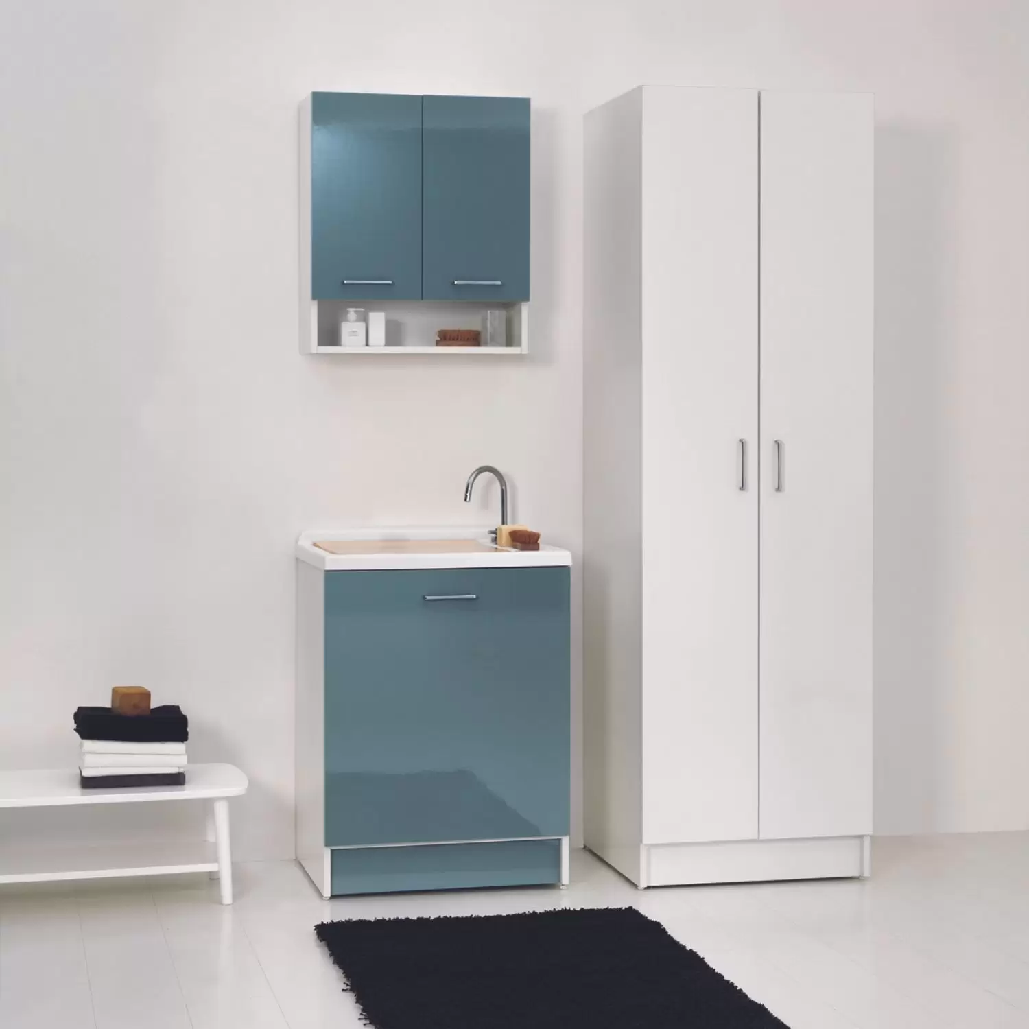 Lavatoio Con Cesto Portabiancheria 65x55x89h Cm Celeste Lucido Active Wash Colavene 1 Lavatoio Con Cesto Portabiancheria 65x55x89h Cm Celeste Lucido Active Wash Colavene