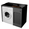 Lavatoio Con Coprilavatrice 106x60x89h Cm Con Vasca A DX Lavacril Colavene Nero 4 Lavatoio Con Coprilavatrice 106x60x89h Cm Con Vasca A DX Lavacril Colavene Nero -Vendite Ediliamo lavatoio con coprilavatrice 106x60x89h cm con vasca a dx lavacril colavene nero