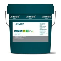 LINVEA LINMAT Pittura Murale Superlavabile Opaca Bianca Per Interni Ed Esterni