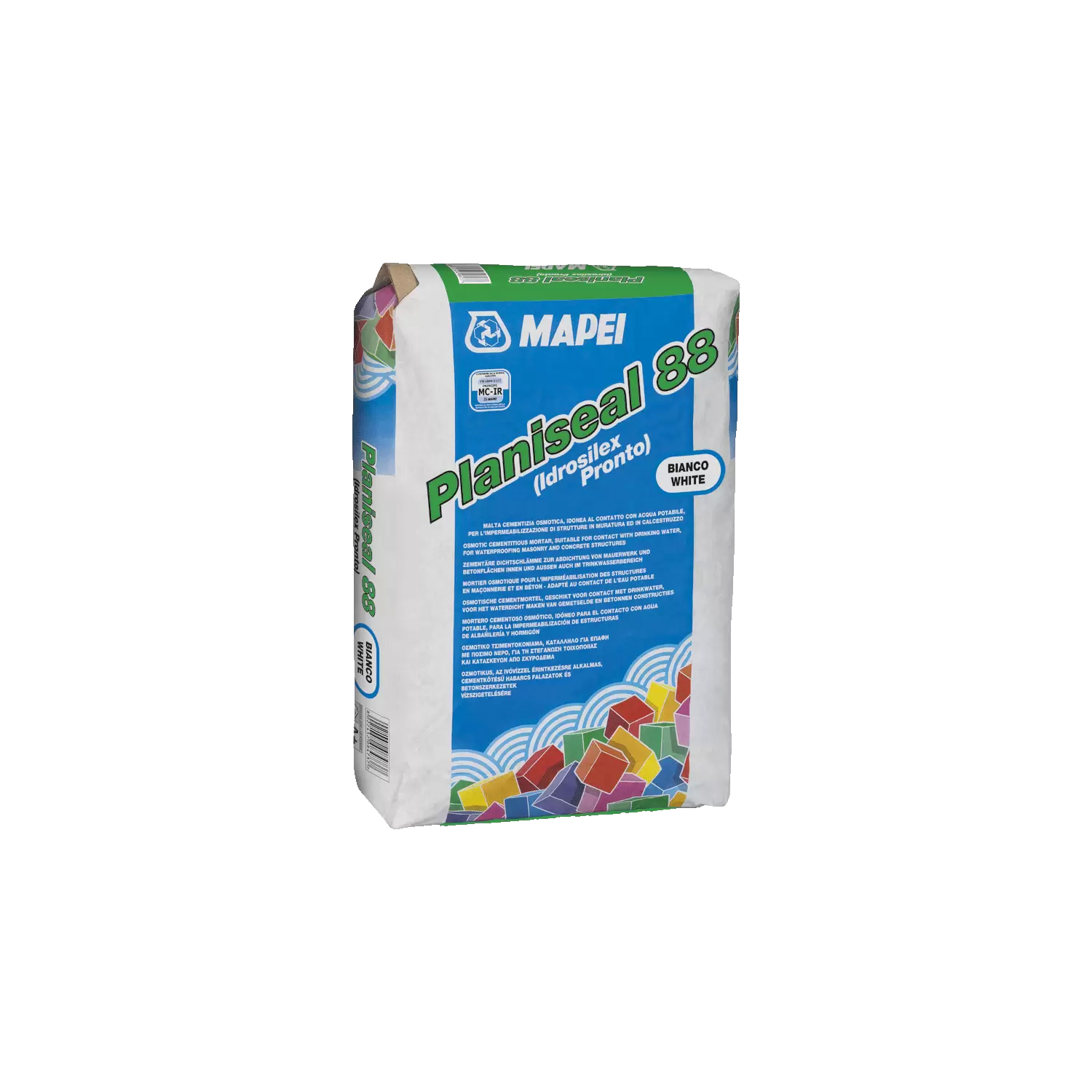 Malta Cementizia Osmotica Planiseal 88 Mapei 25Kg - Grigio 1 Malta Cementizia Osmotica Planiseal 88 Mapei 25Kg - Grigio