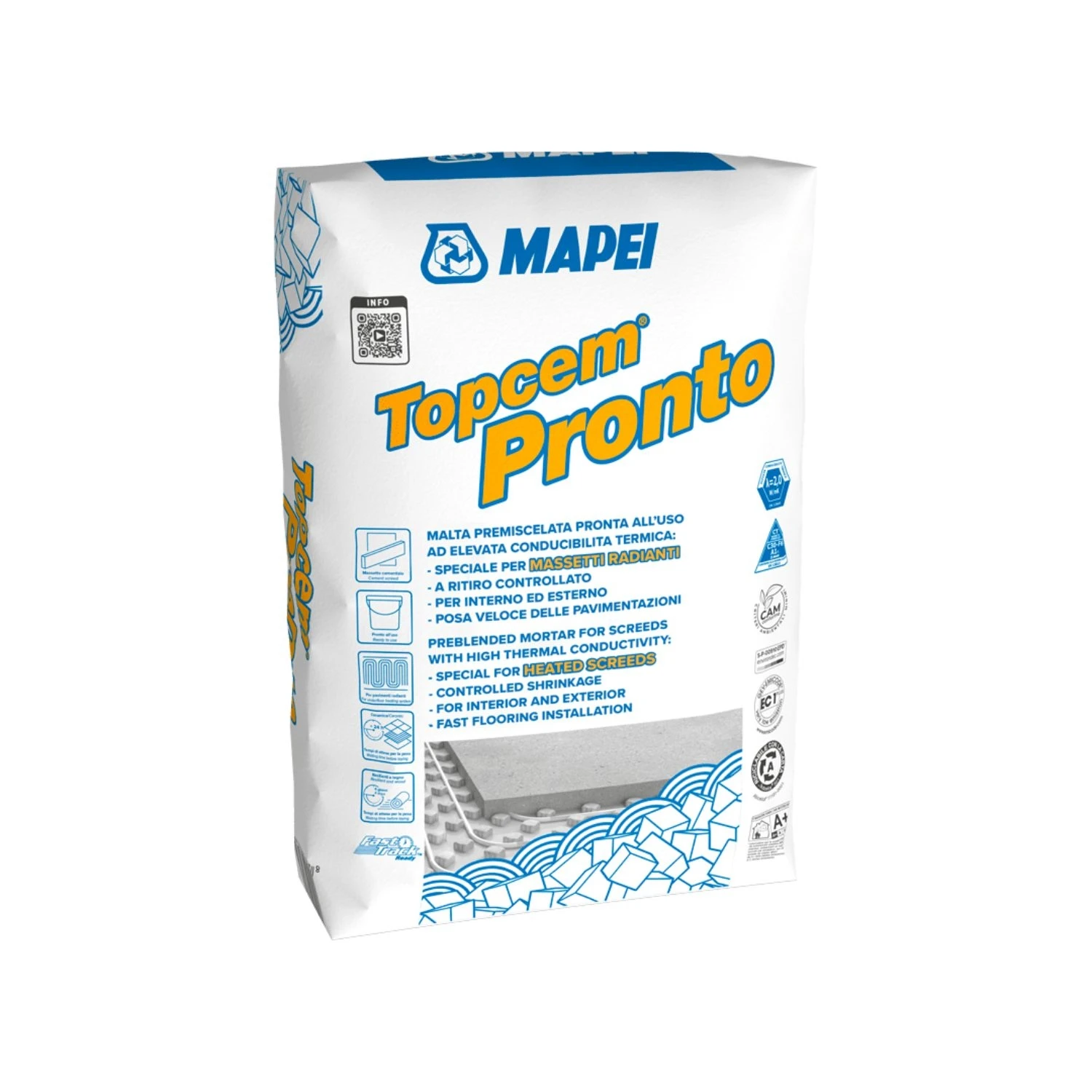 Malta Premiscelata Massetti Topcem Pronto Mapei 25Kg 1 Malta Premiscelata Massetti Topcem Pronto Mapei 25Kg