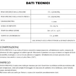 Malta Refrattaria Firewall 5Kg Fassa -Vendite Ediliamo malta refrattaria firewall 5kg fassa 1