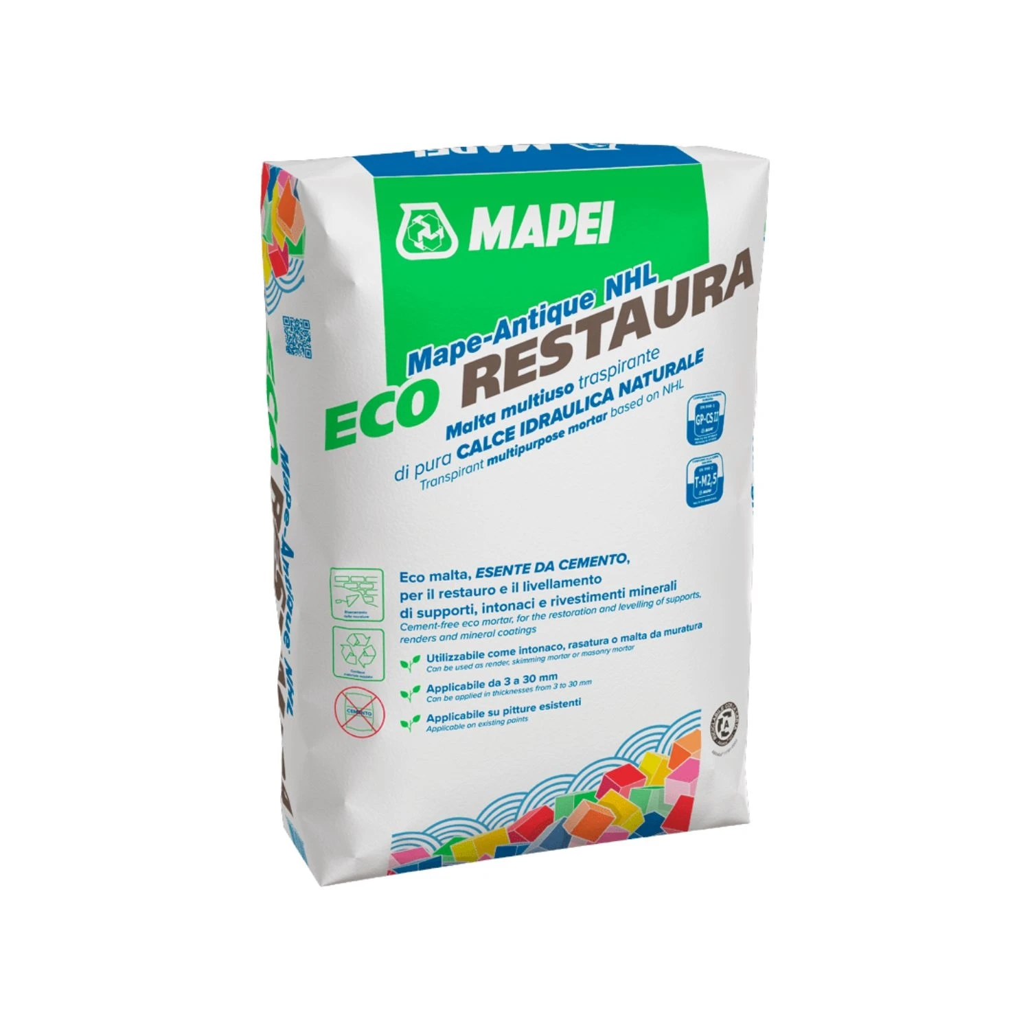 Malta Traspirante Mape-Antique NHL Eco Restaura Color Tufo 1 Malta Traspirante Mape-Antique NHL Eco Restaura Color Tufo