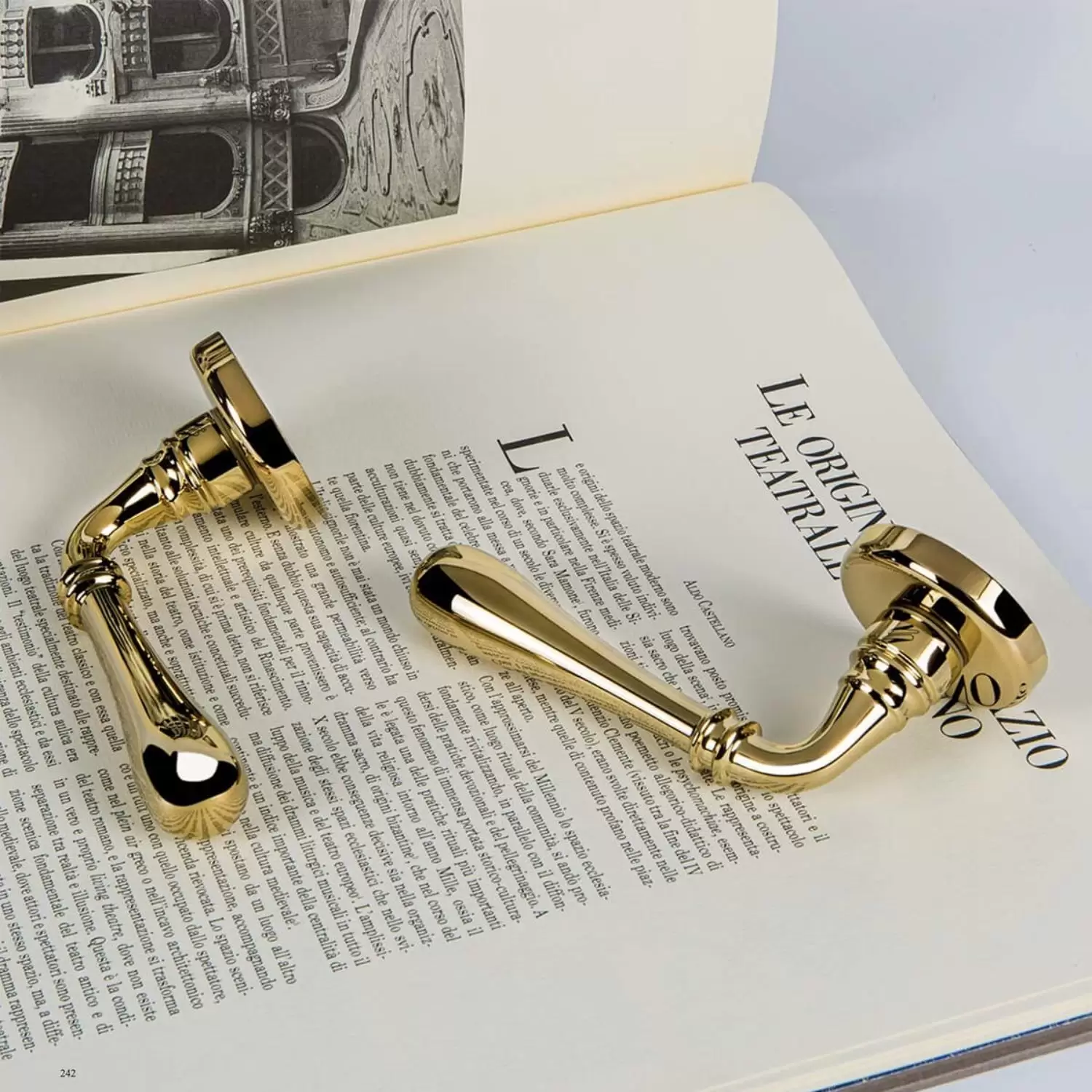 Maniglia Porta Cromo Ida Colombo 3 Maniglia Porta Cromo Ida Colombo - immagine 3