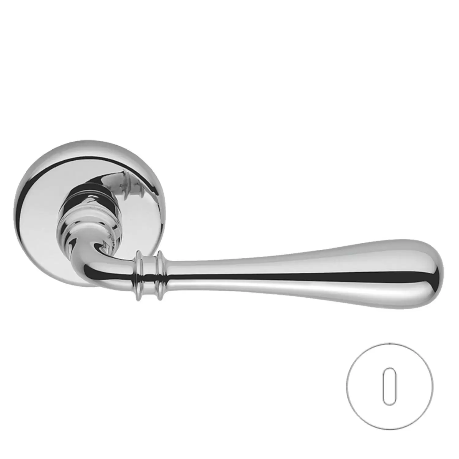 Maniglia Porta Cromo Ida Colombo 1 Maniglia Porta Cromo Ida Colombo