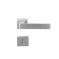 Maniglia Porta Cromo Satinato BIBLO
