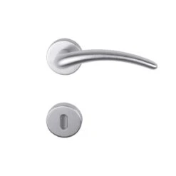 Maniglia Porta Cromo Satinato LINEA