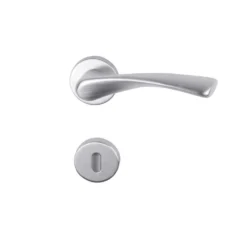 Maniglia Porta Cromo Satinato TORSION