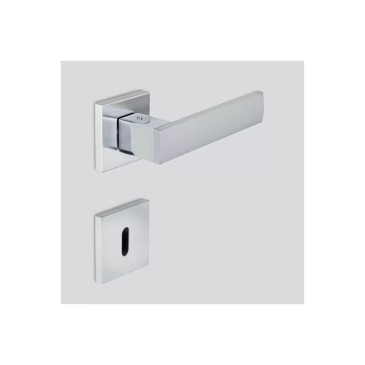 Maniglia Porta CROMO/NEROMAT LC91R ALBA Colombo 3 Maniglia Porta CROMO/NEROMAT LC91R ALBA Colombo - immagine 3