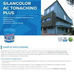 Silancolor AC Tonachino Plus Mapei - Rivestimento Acrilsilossanico Antialga 3 Silancolor AC Tonachino Plus Mapei - Rivestimento Acrilsilossanico Antialga -Vendite Ediliamo mapei silancolor ac tonachino plus rivestimento acrilsilossanico 25kg 1