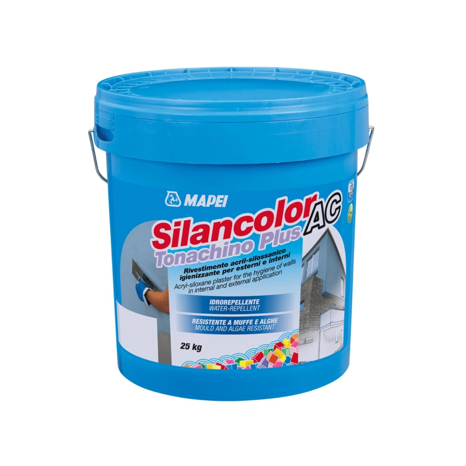Silancolor AC Tonachino Plus Mapei - Rivestimento Acrilsilossanico Antialga 1 Silancolor AC Tonachino Plus Mapei - Rivestimento Acrilsilossanico Antialga