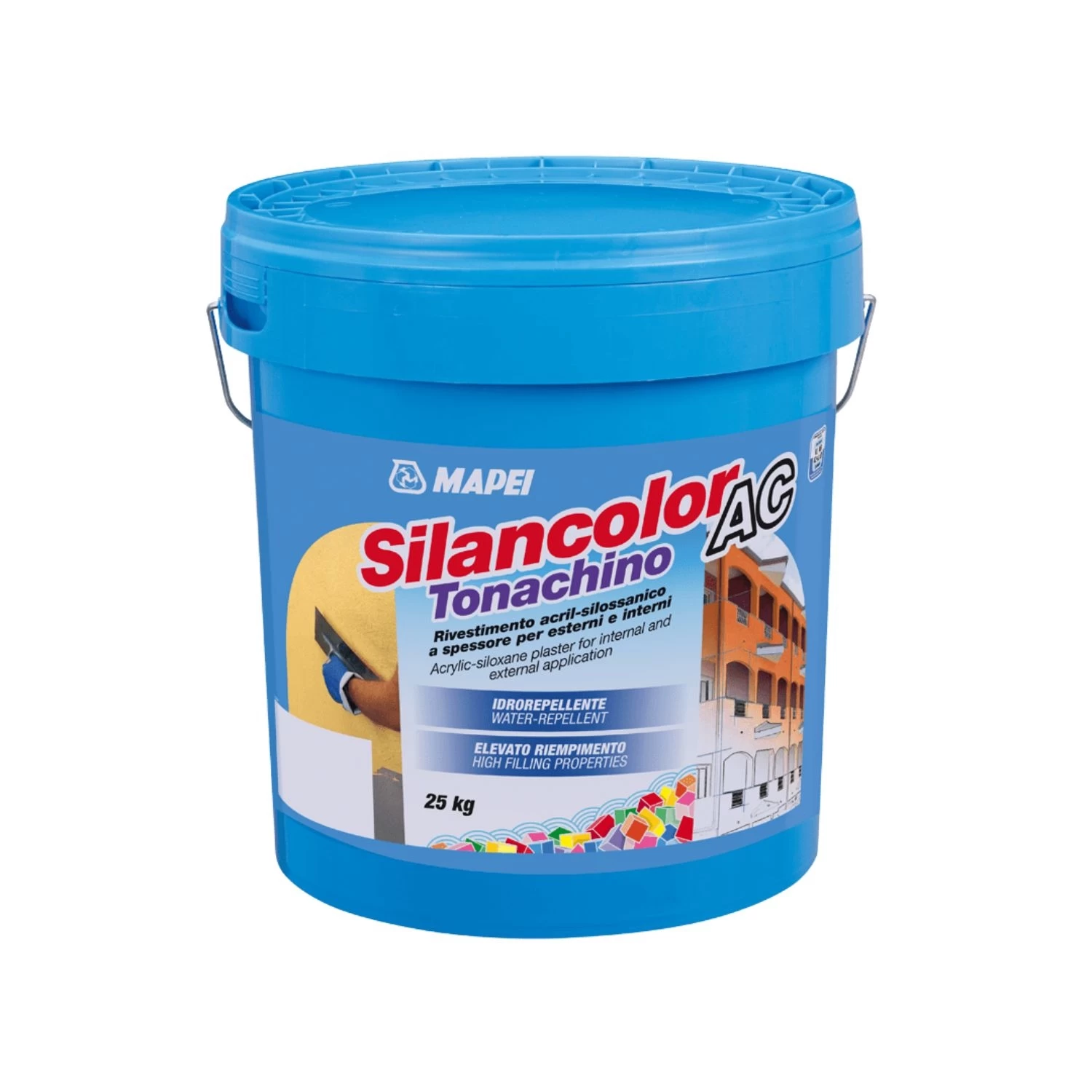 Silancolor AC Tonachino Mapei - Rivestimento Acrilsilossanico 1 Silancolor AC Tonachino Mapei - Rivestimento Acrilsilossanico