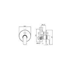 Miscelatore Ad Incasso Cromato ZWN134 Wind Zucchetti 3 Miscelatore Ad Incasso Cromato ZWN134 Wind Zucchetti -Vendite Ediliamo miscelatore cromato ad incasso per docciavasca zwn134 wind zucchetti 1