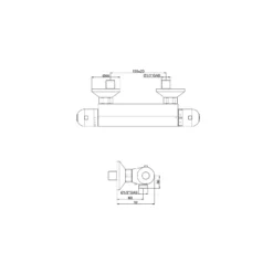 Miscelatore Termostatico Doccia 12100 Gaboli Luigi -Vendite Ediliamo miscelatore termostatico esterno per doccia 12100 gaboli luigi 1