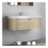 Mobile Bagno 100cm + Lavabo E Specchio Led Edo Levi Mobili