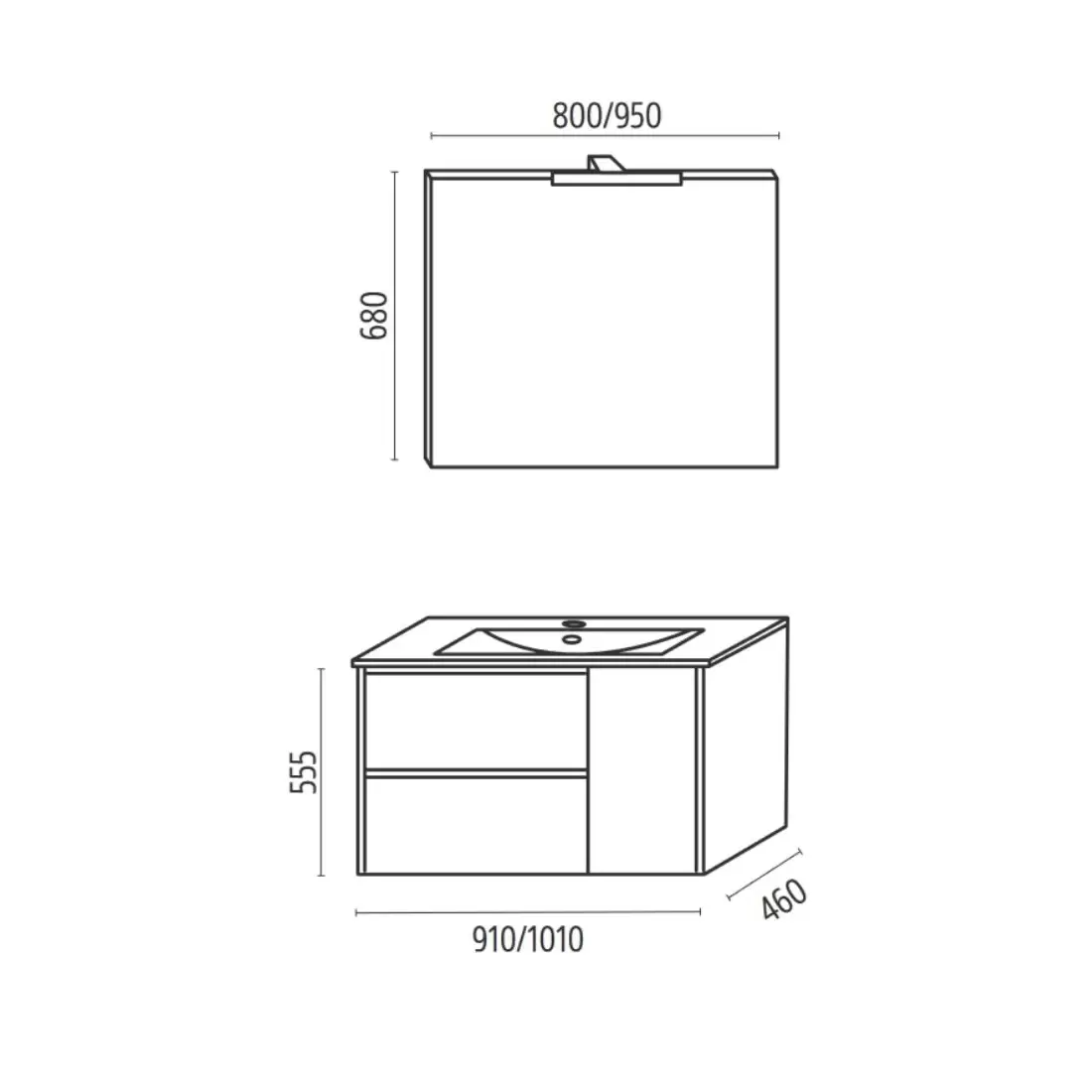 Mobile Bagno Sospeso Specchio E Applique Led Ale Levi Mobili 4 Mobile Bagno Sospeso Specchio E Applique Led Ale Levi Mobili - immagine 4