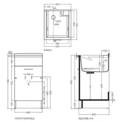 Mobile Con Lavatoio 45x50x86h Cm Apertura Anta A SX Antracite Swash Colavene 5 Mobile Con Lavatoio 45x50x86h Cm Apertura Anta A SX Antracite Swash Colavene -Vendite Ediliamo mobile con lavatoio 45x50x86h cm apertura anta a sx antracite swash colavene 2