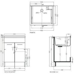 Mobile Con Lavatoio 60x50x86h Cm Doppia Anta Melanzana Swash Colavene -Vendite Ediliamo mobile con lavatoio 60x50x86h cm doppia anta melanzana swash colavene 6