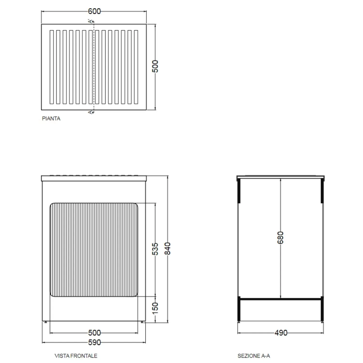 Mobile Contenitore 60x50x84h Cm Con Serranda Nero Lavacril Box Colavene 1 Mobile Contenitore 60x50x84h Cm Con Serranda Nero Lavacril Box Colavene