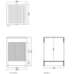 Mobile Contenitore 60x60x84h Cm Con Serranda Avorio Lavacril Box Colavene -Vendite Ediliamo mobile contenitore 60x60x84h cm con serranda avorio lavacril box colavene 2