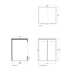 Mobile Contenitore Lavatrice 70x66X91h Lucido Celeste Colavene -Vendite Ediliamo mobile contenitore lavatrice 70x66x91h lucido celeste colavene 3