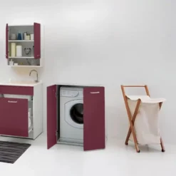 Mobile Contenitore Lavatrice 70x66X91h Lucido Melanzana Colavene -Vendite Ediliamo mobile contenitore lavatrice 70x66x91h lucido melanzana colavene 1