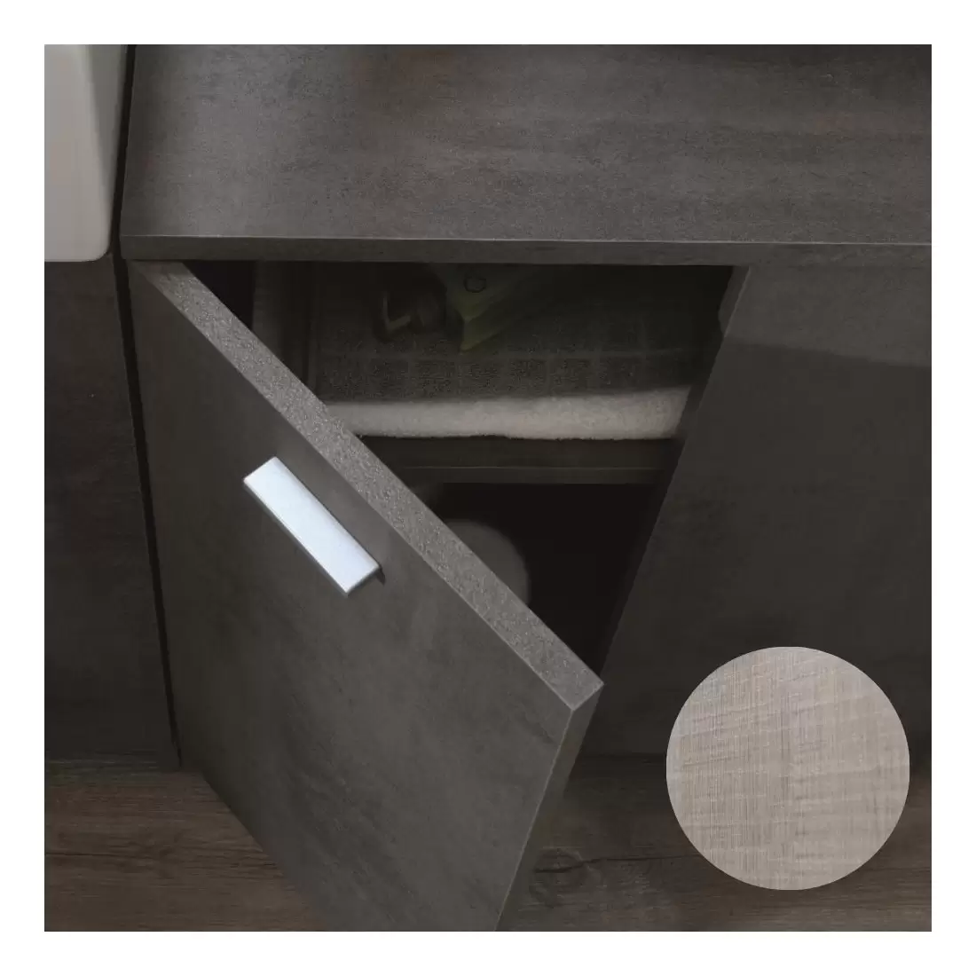 Mobile Da Bagno 60x50 Cm Colavene 2 Ante Volant 4 Mobile Da Bagno 60x50 Cm Colavene 2 Ante Volant - immagine 4