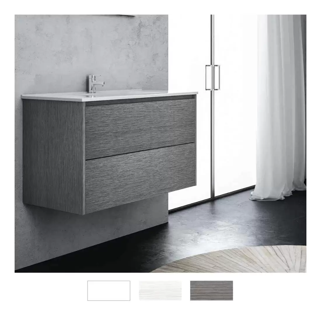 Mobile Da Bagno + Specchio Eva Levi Mobili 1 Mobile Da Bagno + Specchio Eva Levi Mobili