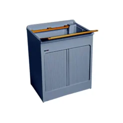 Mobile Lavatoio 75x50x87h Cm Con Vasca Lavacril Colavene Grigio