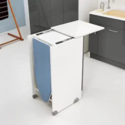 Mobile Movibile Con Asse Da Stiro Estraibile 45x50x90h Antracite Lucido Colavene -Vendite Ediliamo mobile movibile con asse da stiro estraibile 45x50x90h antracite lucido colavene 4