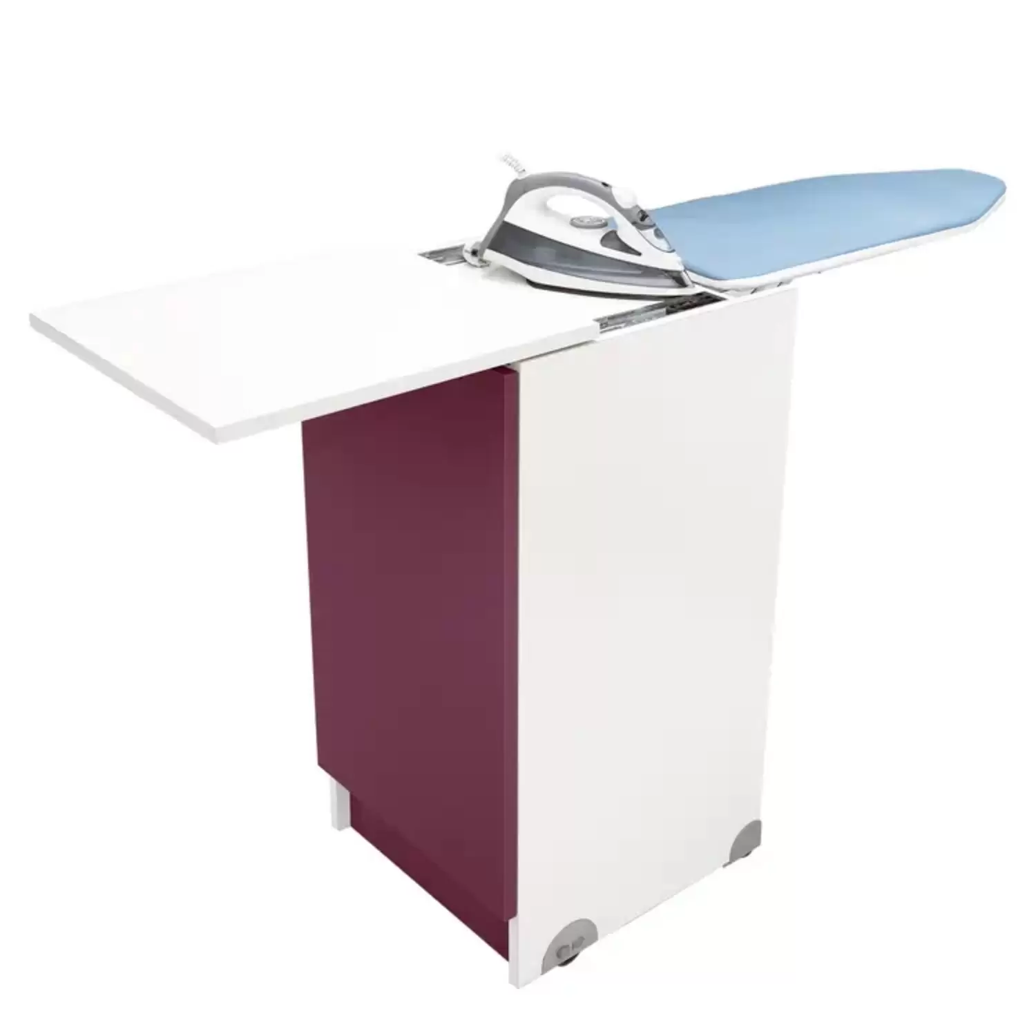 Mobile Movibile Con Asse Da Stiro Estraibile 45x50x90h Melanzana Lucido Colavene 1 Mobile Movibile Con Asse Da Stiro Estraibile 45x50x90h Melanzana Lucido Colavene