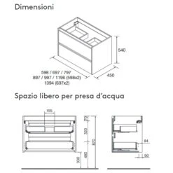 Mobile Sospeso Bagno Bianco Lucido 60x46cm Noja 600 Salgar | Competo 11 Mobile Sospeso Bagno Bianco Lucido 60x46cm Noja 600 Salgar | Competo -Vendite Ediliamo mobile sospeso bagno bianco lucido 60x54cm noja 600 salgar competo 4
