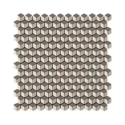 Mosaico In Pasta Di Vetro 3d Nickel 30x30 Boxer