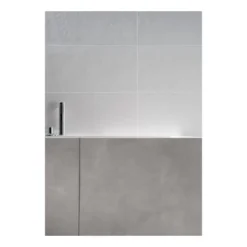 Pavimento Grès Porcellanato Bianco Puro Bocciardato 30x60 Re Plain Mirage