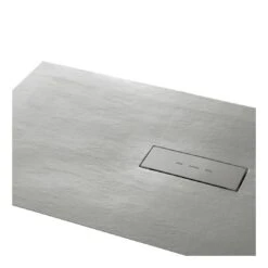 Piatto Doccia 100x80 Cm Effetto Pietra Agha Grigio Cemento Stone V -Vendite Ediliamo piatto doccia 100x80 cm effetto pietra agha grigio cemento stone v 2
