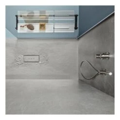 Piatto Doccia 100x80 Cm Effetto Pietra Agha Grigio Cemento Stone V -Vendite Ediliamo piatto doccia 100x80 cm effetto pietra agha grigio cemento stone v 3