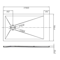 Piatto Doccia 120x70 Cm Bianco Como 8 Piatto Doccia 120x70 Cm Bianco Como -Vendite Ediliamo piatto doccia 120x70 cm bianco aquana 2