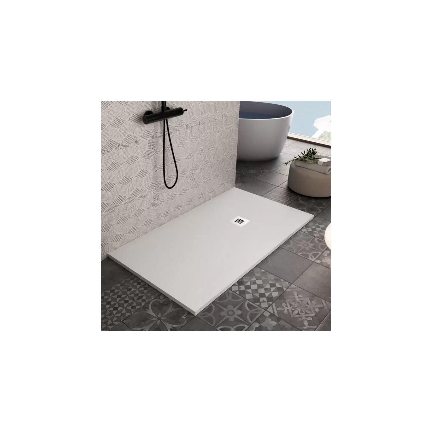 Piatto Doccia 140x70 Cm Bianco Como 1 Piatto Doccia 140x70 Cm Bianco Como