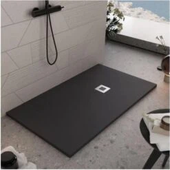 Piatto Doccia 150x70 Cm Antracite Como -Vendite Ediliamo piatto doccia 150x70 cm antracite aquana 3