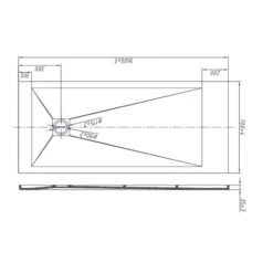 Piatto Doccia 160x70 Cm Antracite Como 15 Piatto Doccia 160x70 Cm Antracite Como -Vendite Ediliamo piatto doccia 160x70 cm antracite aquana 5