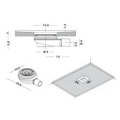 Piatto Doccia 90x90cm BIANCO Soft Agha -Vendite Ediliamo piatto doccia 90x90cm bianco soft agha 3