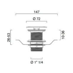 Piletta Senza Troppopieno In Metallo Catalano -Vendite Ediliamo piletta senza troppopieno in metallo catalano 2