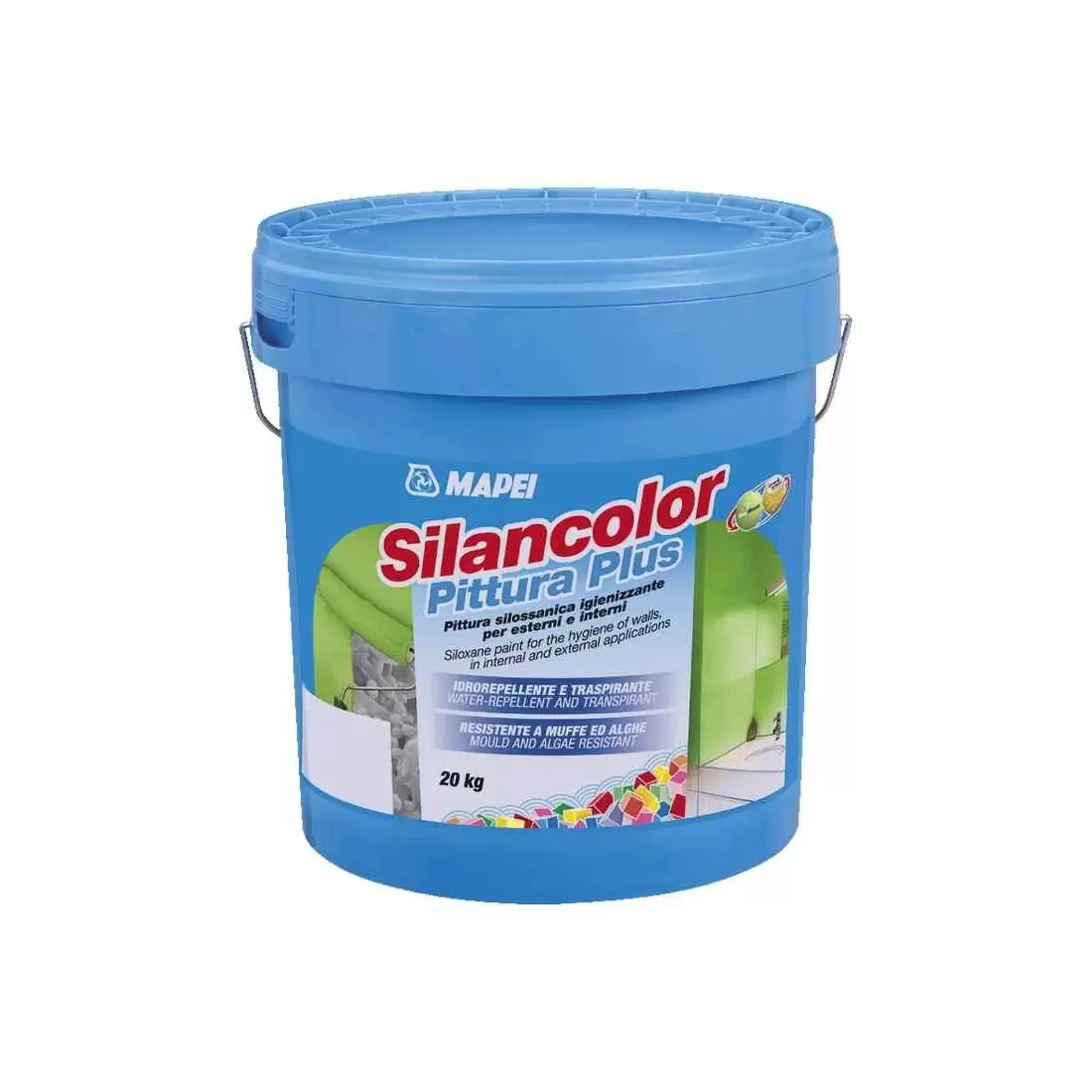 Pittura Silossanica Silancolor Pittura Plus Mapei 20Kg 1 Pittura Silossanica Silancolor Pittura Plus Mapei 20Kg