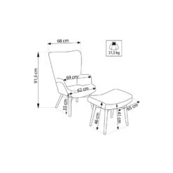 Poltroncina Con Poggiapiedi In Tessuto - Patchwork 7 Poltroncina Con Poggiapiedi In Tessuto - Patchwork -Vendite Ediliamo poltroncina con poggiapiedi in tessuto patchwork 3