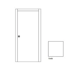 Porta Filomuro Scorrevole Laccata Scrigno -Vendite Ediliamo porta filomuro scorrevole laccata scrigno 3