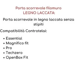 Porta Filomuro Scorrevole Laccata Scrigno -Vendite Ediliamo porta filomuro scorrevole laccata scrigno 4