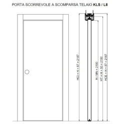 Porta Scorrevole Bianca Laccata CL -Vendite Ediliamo porta scorrevole bianca laccata cl doors 2