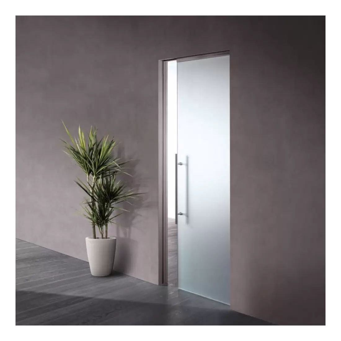 Porta Scorrevole In Vetro Filomuro Aria Scrigno 3 Porta Scorrevole In Vetro Filomuro Aria Scrigno - immagine 3