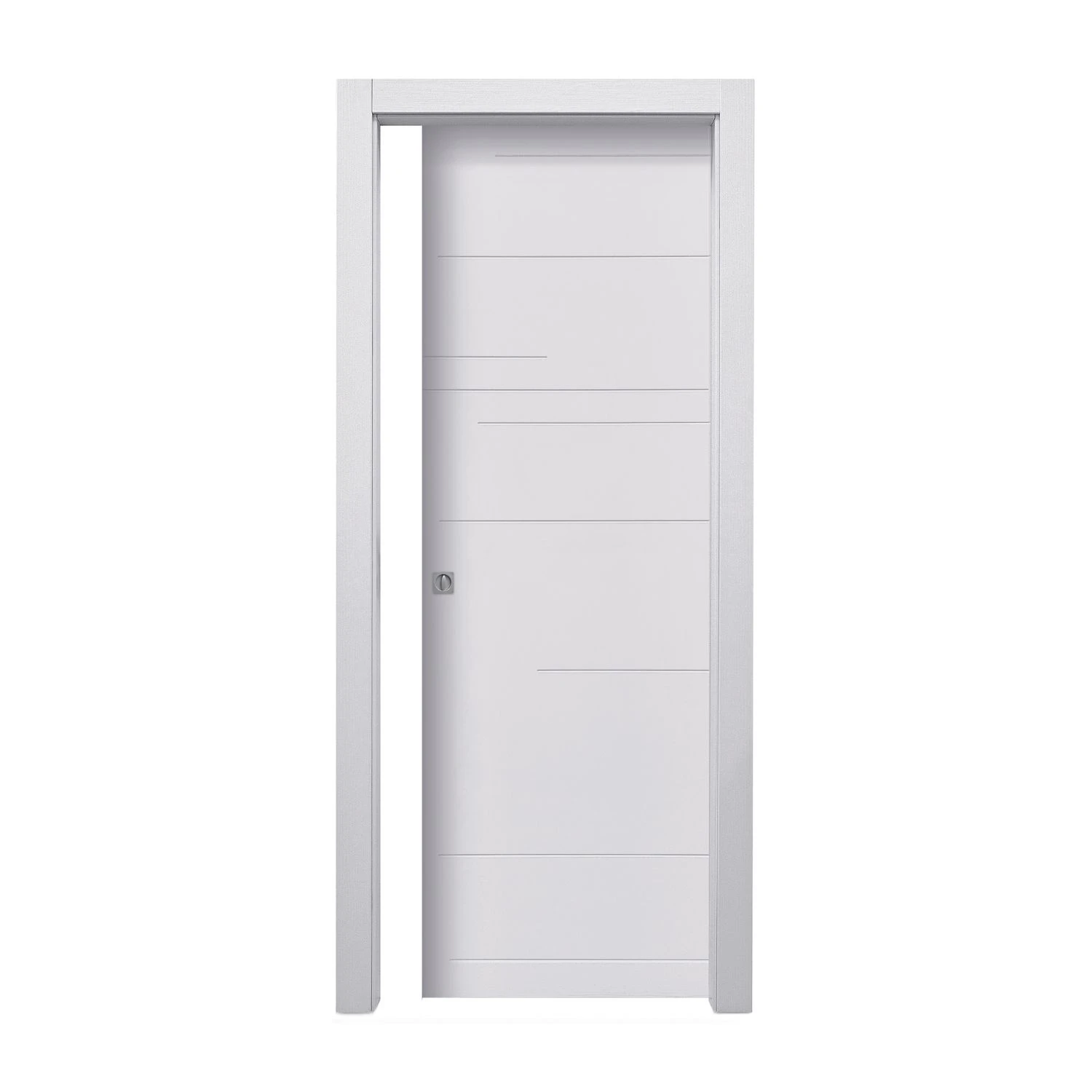 Porta Scorrevole Interna Bianca Laccata CROSS 2 Porta Scorrevole Interna Bianca Laccata CROSS - immagine 2