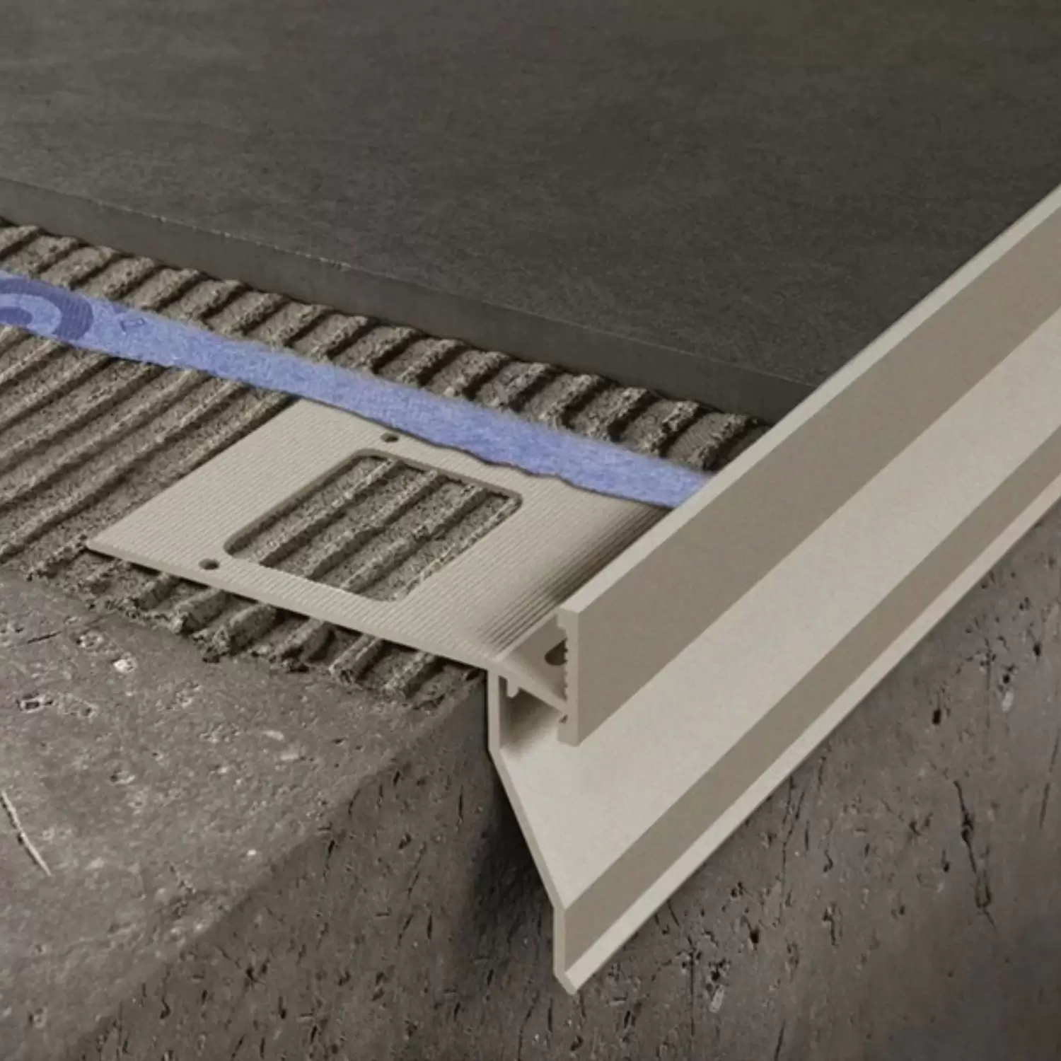 Profilo Ad Angolo Interno Balconi 12.5mm Proterrace Drain FDP 2 Profilo Ad Angolo Interno Balconi 12.5mm Proterrace Drain FDP - immagine 2